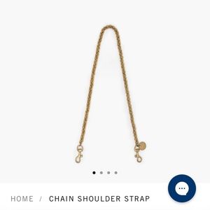 Clare V chain shoulder strap